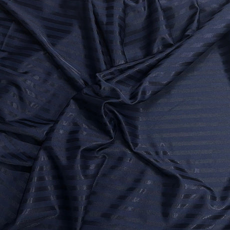 Pound A Metre 3 Metres Luxury Soft Satin Jersey - 55" Wide (Navy)