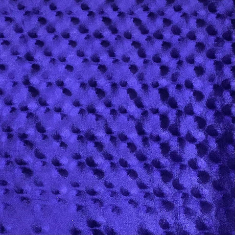 Pound A Metre 3 Metres 3 Metres Luxury Spandex Velvet 55" Wide (Royal)