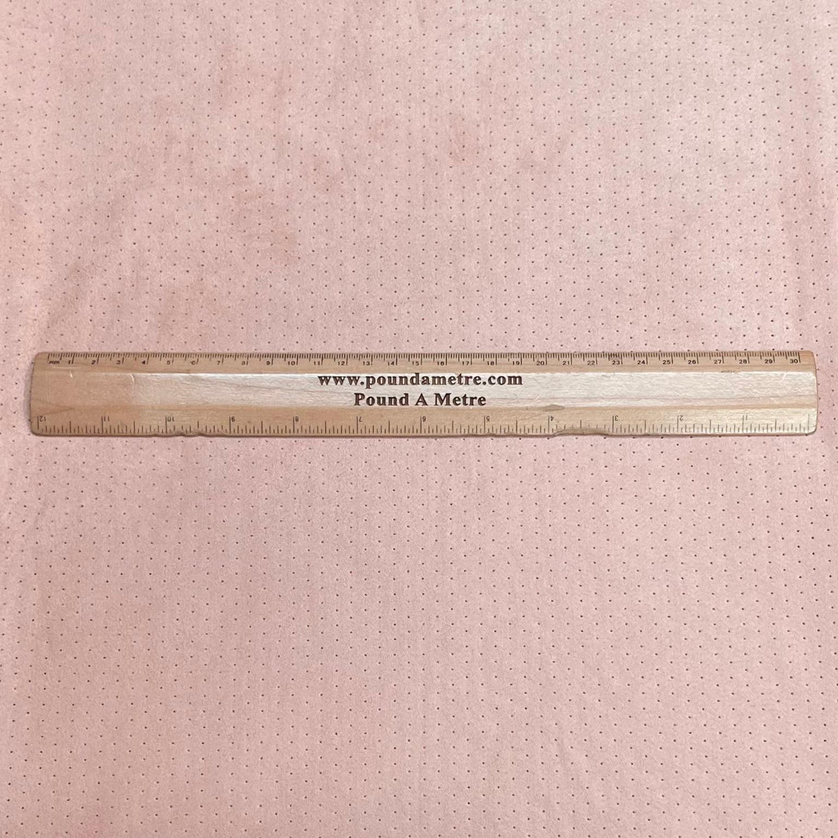 Pound A Metre 3 Metres Luxury Suede Fabric- 60'' Wide - (Peach)