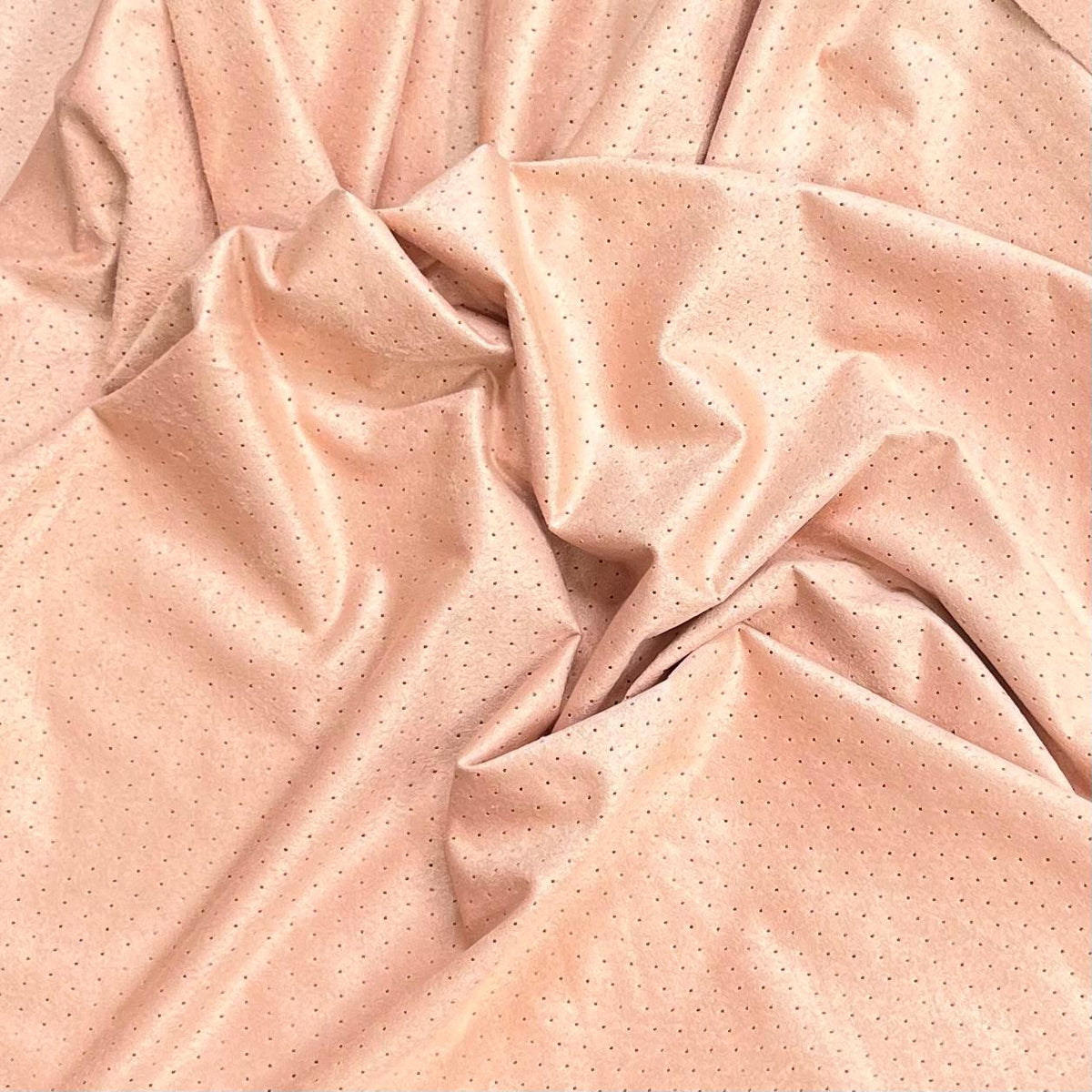 Pound A Metre 3 Metres Luxury Suede Fabric- 60'' Wide - (Peach)