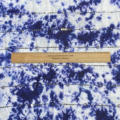 Pound A Metre 3 Metres, Luxury Tie-Dye Sequin On Rayon- 44'' Wide (Sale 100)