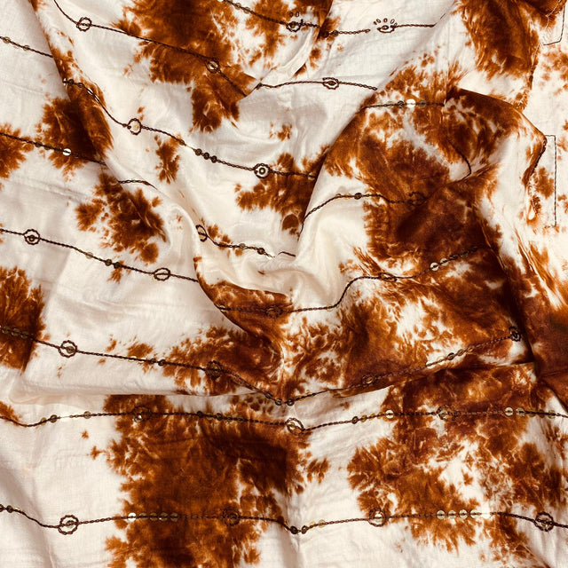Pound A Metre 3 Metres, Luxury Tie-Dye Sequin On Rayon- 44'' Wide (Sale 101)