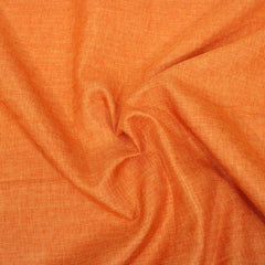3 Metres Medium-Weight Textured Furnishing Fabric 60" Wide - Orange - Pound A Metre