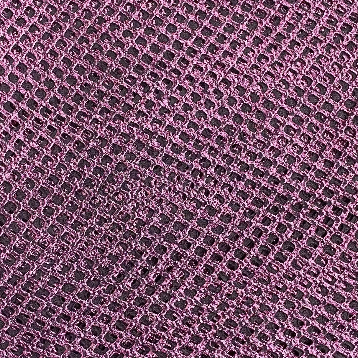 Pound A Metre 3 Metres Metallic Cutwork Jersey 60' wide (Purple)