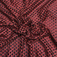 Pound A Metre 3 Metres Metallic Cutwork Jersey 60' wide (Red) (EOL)
