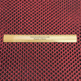 Pound A Metre 3 Metres Metallic Cutwork Jersey 60' wide (Red) (EOL)