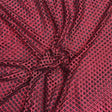 Pound A Metre 3 Metres Metallic Cutwork Jersey 60' wide (Red)