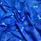 Pound A Metre 3 Metre 3 Metres Nylon Printed Lining 55" Wide - (Bones) (EOL)