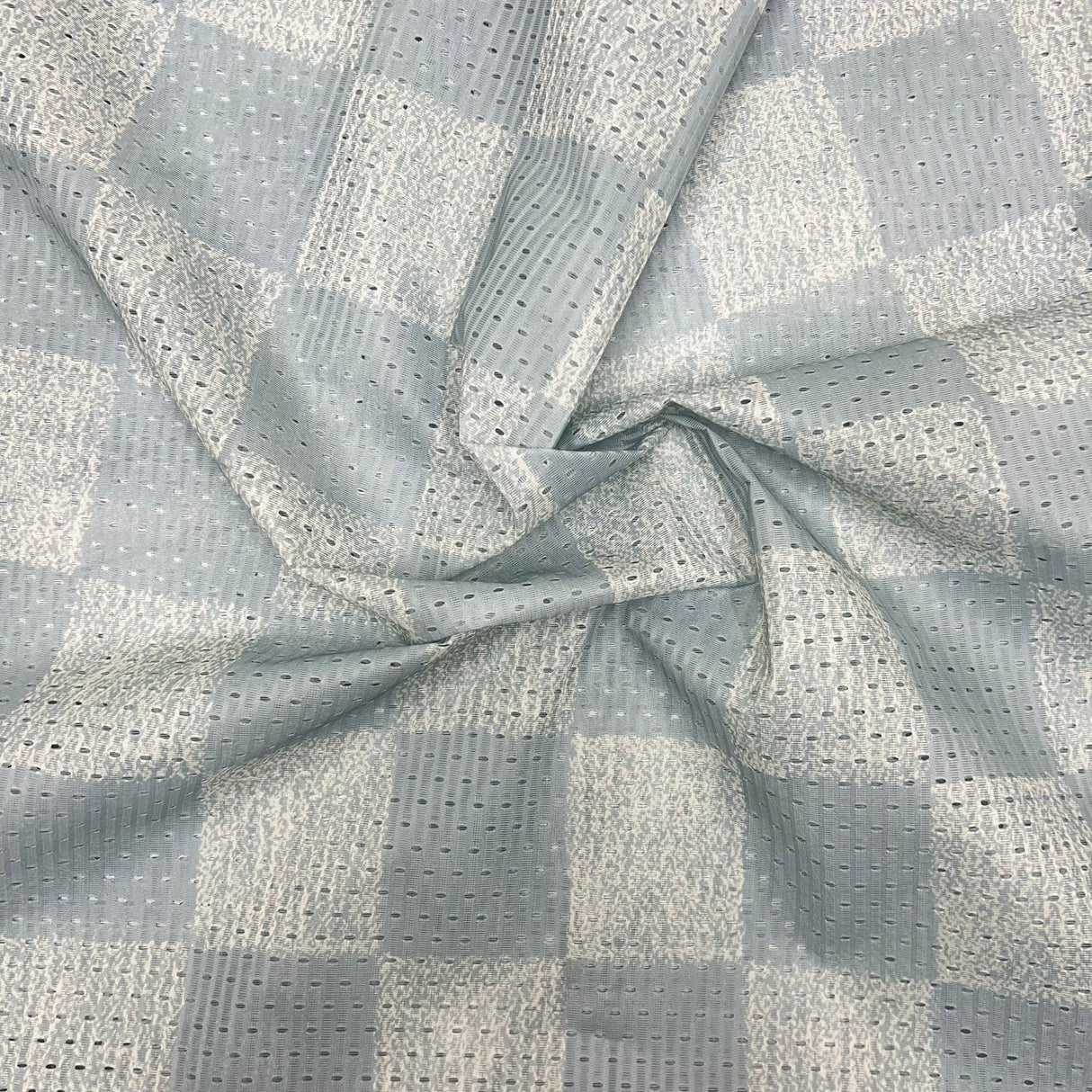 Pound A Metre 3 Metre 3 Metres Nylon Printed Lining 55" Wide - Checks (Black Friday Print Deals)