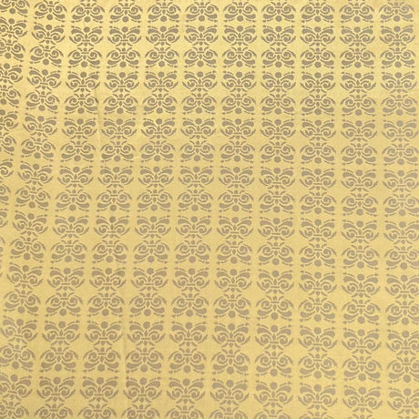 Pound A Metre 3 Metres Nylon Printed Lining 55" Wide - (Gold)