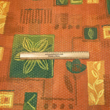 Pound A Metre 3 Metre 3 Metres Nylon Printed Lining 55" Wide - Orange (Black Friday Print Deals)