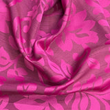 Pound A Metre 3 Metres Oriental Satin Brocade - 45" Wide - (Grape)