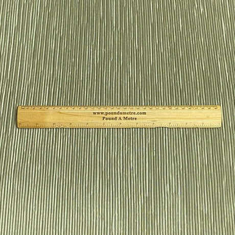 Pound A Metre 3 Metres 3 Metres Pattern Pleated Jersey - 55" (Khaki)