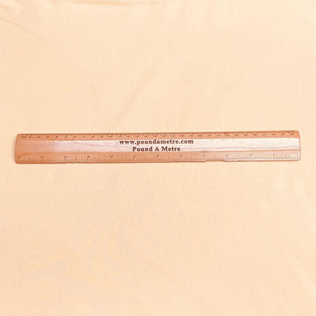 Pound A Metre 3 Metres 3 Metres Plain Linen Look Fabric - 55" Wide - (Cream) (EOL)