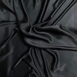 Pound A Metre 3 Metres Plain Silky Satin- 55" Wide (Black) (EOL)