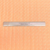 Pound A Metre 3 Metres Polyester Embroidery Cotton Fabric – 45" Wide (Orange Embroidery)