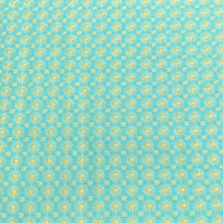 Pound A Metre 3 Metres Polyester Embroidery Cotton Fabric – 45" Wide (Sky Embroidery)