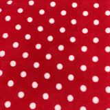 Pound A Metre 3 Metres Premium Animal Printed Soft Fleece  - 55" (Red Polka) (EOL)