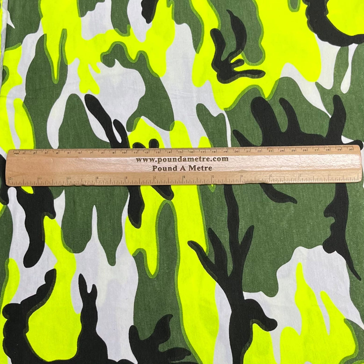 Pound A Metre 3 Metres, Premium Cotton-Feel Jersey Fabric – 55” Wide (Army)