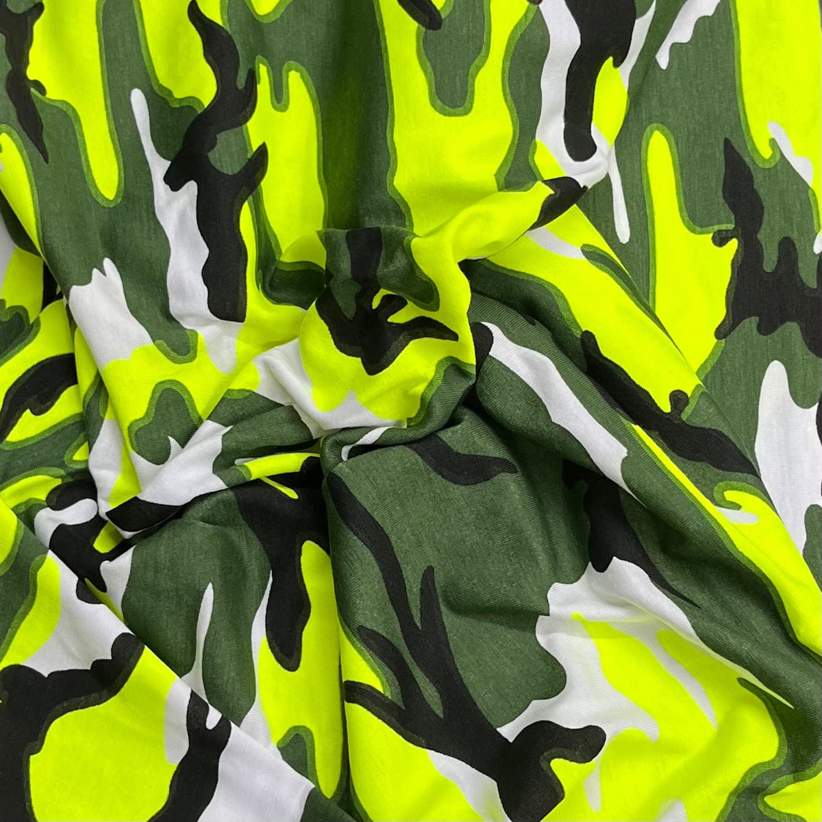 Pound A Metre 3 Metres, Premium Cotton-Feel Jersey Fabric – 55” Wide (Army)