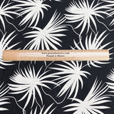Pound A Metre 3 Metres, Premium Cotton-Feel Jersey Fabric – 55” Wide (Black & White)