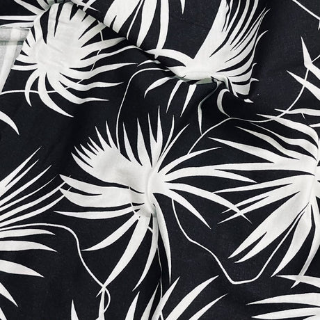 Pound A Metre 3 Metres, Premium Cotton-Feel Jersey Fabric – 55” Wide (Black & White)