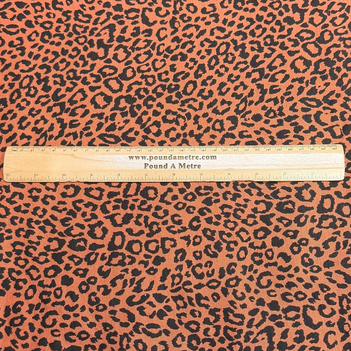 Pound A Metre 3 Metres, Premium Cotton-Feel Jersey Fabric – 55” Wide (Cheetah)