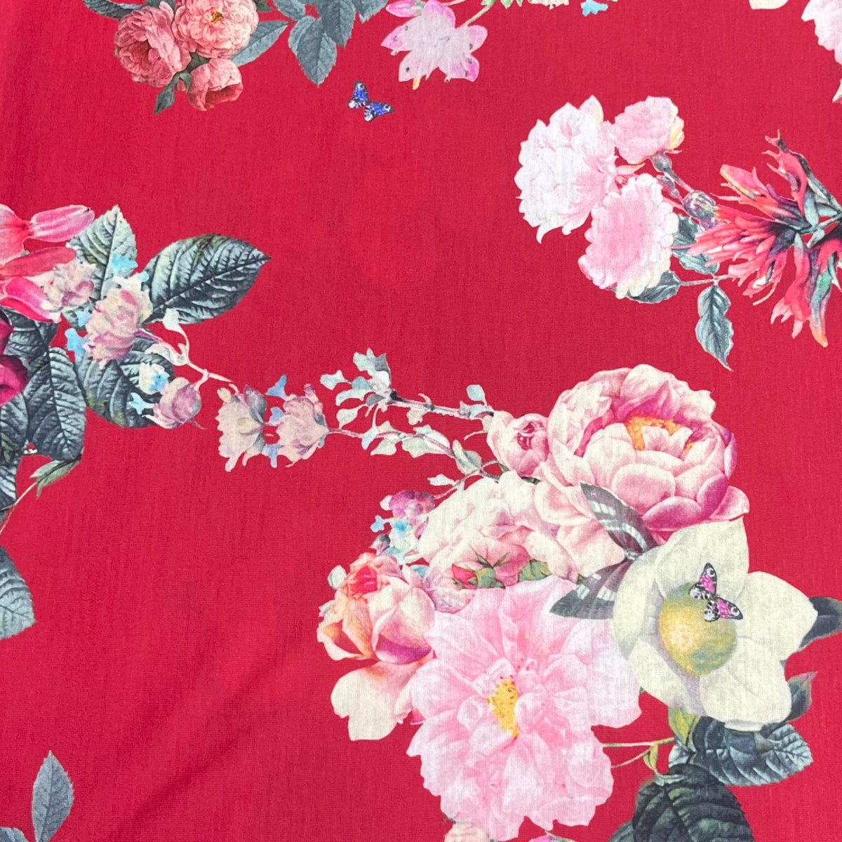 Pound A Metre 3 Metres, Premium Cotton-Feel Jersey Fabric – 55” Wide (Garden)
