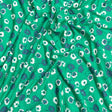 Pound A Metre 3 Metres, Premium Cotton-Feel Jersey Fabric – 55” Wide (Green Floral)