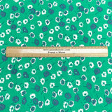 Pound A Metre 3 Metres, Premium Cotton-Feel Jersey Fabric – 55” Wide (Green Floral)