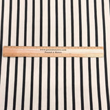 Pound A Metre 3 Metres, Premium Cotton-Feel Jersey Fabric – 55” Wide (Ivory & Black)