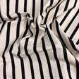 Pound A Metre 3 Metres, Premium Cotton-Feel Jersey Fabric – 55” Wide (Ivory & Black)