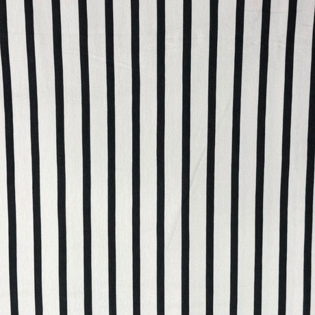 Pound A Metre 3 Metres, Premium Cotton-Feel Jersey Fabric – 55” Wide (Ivory & Black)