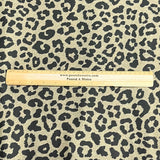 Pound A Metre 3 Metres, Premium Cotton-Feel Jersey Fabric – 55” Wide (Leopard)