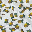 Pound A Metre 3 Metres, Premium Cotton-Feel Jersey Fabric – 55” Wide (Pineapple)