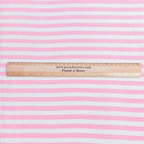 Pound A Metre 3 Metres, Premium Cotton-Feel Jersey Fabric – 55” Wide (Pink & White)