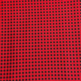 Pound A Metre 3 Metres, Premium Cotton-Feel Jersey Fabric – 55” Wide (Red & Black)