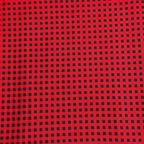 Pound A Metre 3 Metres, Premium Cotton-Feel Jersey Fabric – 55” Wide (Red & Black)
