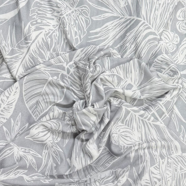 Pound A Metre 3 Metres, Premium Cotton-Feel Jersey Fabric – 55” Wide (Slate Grey)