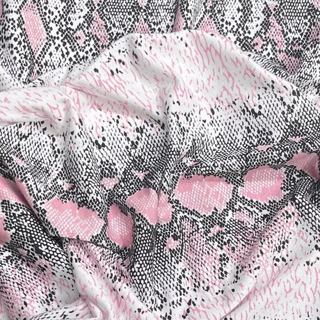 Pound A Metre 3 Metres, Premium Cotton-Feel Jersey Fabric – 55” Wide (Snake)