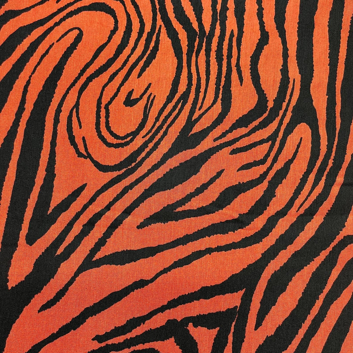 Pound A Metre 3 Metres, Premium Cotton-Feel Jersey Fabric – 55” Wide (Tiger)