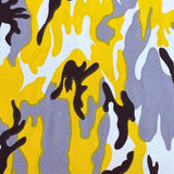 Pound A Metre 3 Metres, Premium Cotton-Feel Jersey Fabric – 55” Wide (Yellow Army)