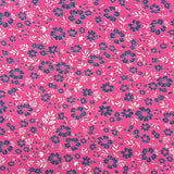 Pound A Metre 3 Metres Premium Cotton Jersey- 55'' Wide -(Cerise Floral)