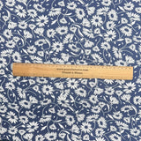 Pound A Metre 3 Metres Premium Cotton Jersey- 55'' Wide -(Navy Floral)