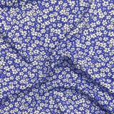 Pound A Metre 3 Metres Premium Cotton Jersey- 55'' Wide -(Purple & White)