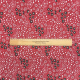 Pound A Metre 3 Metres Premium Cotton Jersey- 55'' Wide -(Red Floral)