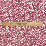 Pound A Metre 3 Metres Premium Cotton Jersey- 55'' Wide -(Red & White)