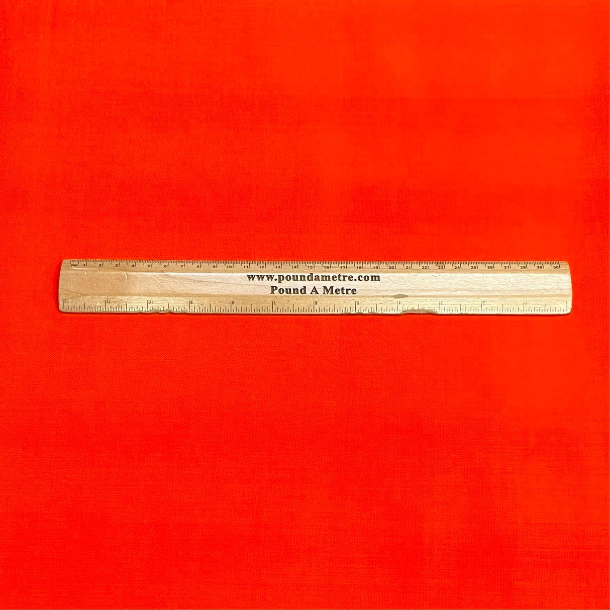 Pound A Metre 3 Metres Premium Cotton Look Linen – 55" Wide (Orange)