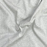 Pound A Metre 3 Metres Premium Cotton Sweatshirt Jersey Fabric – 55" Wide (Silver)