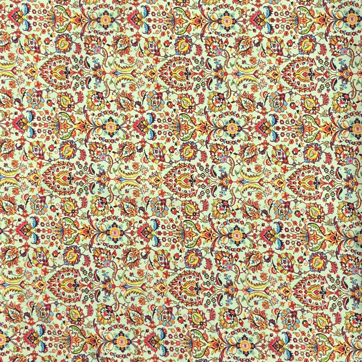 Pound A Metre 3 Metres Premium Crystal Crepe 45'' Wide (Green Design)